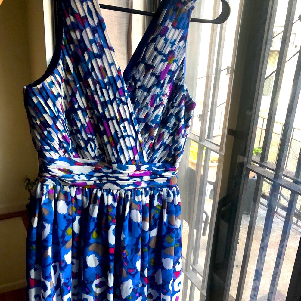 Colorful cocktail dress, sz 4